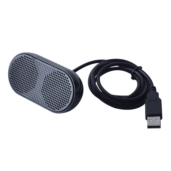 ZWHong USB Mini Speaker Computer Speaker Powered Stereo Multimedia Speaker for Notebook Laptop PC(Black)