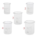 thumbnail image 3 of Low Shape Glass Measuring Cup Chemistry Beaker Glassware, 3 of 8
