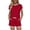 short sets 129#Red, variant on WAYUTE 2 Piece Sets for Women Summer Casual Short Sleeve Shorts Comfortable Round Neck Sports Athletic Summer Outfit with Pockets