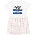 thumbnail image 3 of Inktastic I Still Live with My Parents Baby Funny Girls Toddler Dress, 3 of 5