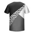 thumbnail image 5 of Fnnxeal Mens Muscle Fit Ombre Gradient T-Shirt Breathable Streetwear Tee Moisture Wicking Short Sleeve Crewneck 95 Polyester 5 Spandex S-5XL Hot Pink,Size M, 5 of 5