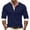 Navy, variant on Xzbqbs Mens Fashion Henley Shirts Long Sleeve Button Down V-Neck T-Shirt Lightweight Slim Fit Pullover Shirts with Pocket