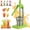 Green, variant on Cast Iron Juicer Hand Press, Manual Juicer Hand Press, Heavy Duty Countertop Lime Citrus Crush Machine for Fresh Lemonade Orange Juice, Easy to Clean, Home and Kitchen (Orange)