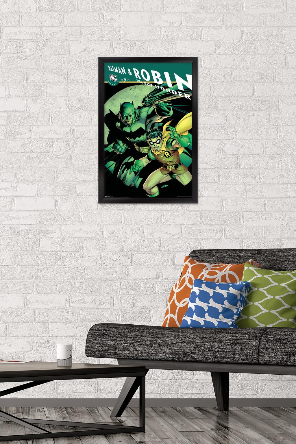 DC Comics - Batman and Robin The Boy Wonder Wall Poster, 14.725" x 22.375", Framed