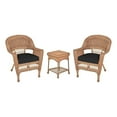 thumbnail image 1 of Jeco 3 Piece Resin Wicker Patio Conversation Set in Honey and Black, 1 of 10