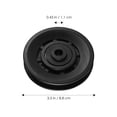 thumbnail image 4 of Hemoton Universal Pulley Wheels with Wear-Resistant Bearings for Gym Fitness Equipment Replacement Parts in Black, 4 of 6
