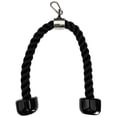 thumbnail image 2 of qibylift 27" Heavy Duty Nylon Tricep Rope Cable Machine Attachment for Home Gym, Pull Down Rope for Cable Machine with Rubber End Caps, 2 of 8