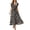 Z1#Black1574, variant on Puliio Boho Summer Dresses for Women V Neck Ruffle Sleeve Floral Smocked Waist Maxi Casual Flowy Sundress