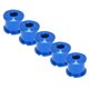 thumbnail image 3 of Pernos De Ruedas De Cadena Dobles, Protección Contra La Oxidación 7075 Tornillos De Disco De Bicicleta De Carretera De Aluminio Ligero Para Ciclismo Amonsee Azul, 3 of 8