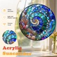 thumbnail image 7 of Rainbow Acrylic Suncatcher, Spiral Window Hanging Decor with Metal Frame for Home, Art Lovers Gift for Christmas and Birthday, 7 of 7