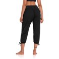 thumbnail image 4 of DYMADE Women's Activewear Sweatpants Pockets Comfortable Casual High Waist Yoga Jogging Cropped Pants, 4 of 4