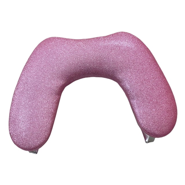 Reposabrazos de manicura Reposamanos Antideslizante Suministros multifunción para uñas Cómodo Rosa claro