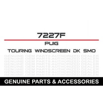 PUIG HI-TECH PARTS Touring Windscreen - 20" - Dark Smoke - Honda 7227F