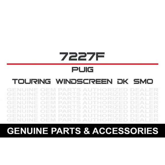 PUIG HI-TECH PARTS Touring Windscreen - 20" - Dark Smoke - Honda 7227F