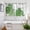 Gray, variant on St. Patrick's Kitchen Curtains Window Panels, Lucky Shamrock Green Eucalyptus Floral Plants Insulated Window Treatment Curtain, Grommet Curtains for Bedroom/Living Room/Bathroom, 2 Piece 27.5"Wx39"L
