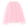 thumbnail image 2 of BRDFRL Women A-Line Tulle Skirt Tutu Knee Length Light pink XL, 2 of 6