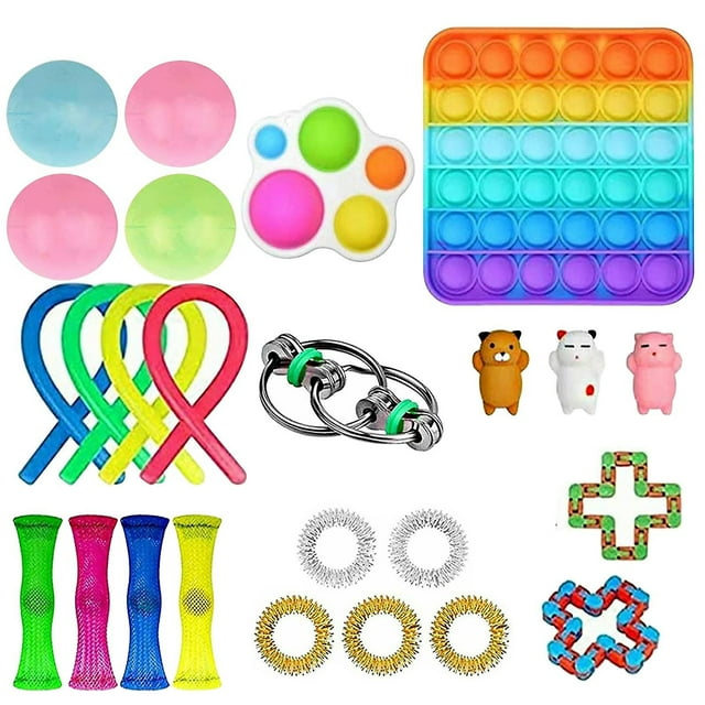 Juguete sensorial Push Bubble Fidget para aliviar el estrés del autismo