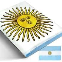 Anley EverStrong Series Argentina Flag 3x5 Foot - Embroidered and Sewn Stripes - Argentinian National Banner Flags
