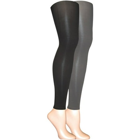 MUK LUKS Women's Microfiber Footless Tights