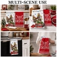 thumbnail image 3 of Sm:)e Believe Cat Christmas Kitchen Dish Towels Set of 2 18x26 Inch Red, 3 of 7