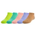 thumbnail image 4 of Odd Sox Basix Little Kids Ankle Socks 5-Pack – Soft Pastel Cotton Blend – Breathable Everyday, 4 of 5