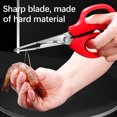 thumbnail image 5 of WYBXZ Stainless Steel Kitchen Scissors Multi-purpose Shrimp Line Cutters Household Scissors for Kitchen, 5 of 6