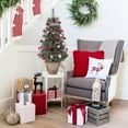 thumbnail image 4 of Accreate Pre-Lit 3FT Christmas Tree - Mini Christmas Tree with 78 LED Lights, Pine Cones, Red Berries, Timer - Perfect for Holiday Decor, 4 of 7