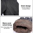 thumbnail image 4 of Gants de Moto pour Hommes à Écran Tactile Plus Velours pour Conduite, 4 of 5
