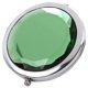 thumbnail image 4 of Portátil plegable de bolsillo de metal maquillaje compacto espejo mujer espejo cosmético doble cara (verde), 4 of 4