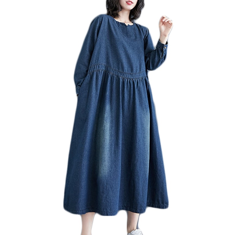 cute denim dresses for women Women's Dress Ruffle Adjustable Strap Sleeveless Backless Babydoll Mini Jean Summer at Amazon Women's Clothing store or looking for an elegant casual outfit Guieoi Denim Dresses for Women