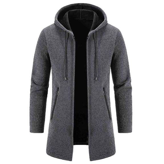 Vedolay Sweaters for Men Button Down Knitwear Long Sleeve Soft Basic Knit Coat 2023 Dark Gray,XL
