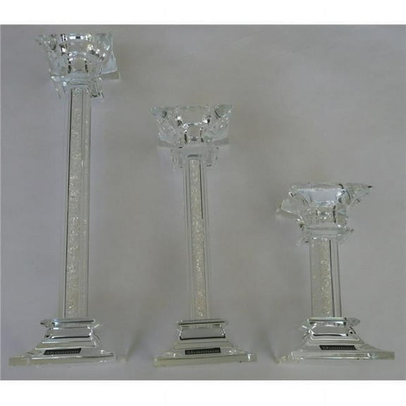 Godinger 15799 Galaxy Candlesticks - Set of 3