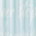 thumbnail image 5 of Decorative Never Stop Dreaming Print Easy Care Fabric Shower Curtain w/Reinforced Buttonholes - for Bathroom Showers, Stalls, Bathtubs - Machine Washable - 72" x 72" - White/Mint Green, 5 of 6
