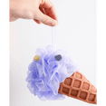 thumbnail image 3 of 4 bolas de baño con dibujos de arcoíris y helado, cono rosa, cono blanco, cono morado y cono azul, 3 of 5