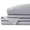 Light Grey, variant on Delilah Home 100% Organic Cotton Bed Sheets, Beige, Queen Pillow