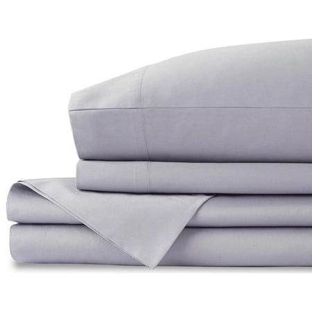 UPC 850011456460 product image for Delilah Home 100% Organic Cotton Bed Sheets  Gray  Twin | upcitemdb.com