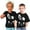 Black, variant on IROINNID Tops Toddler T-shirt Short Sleeve Printed Cotton Round Neck for Boys and Girls 7-8 Years