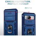 thumbnail image 2 of HCTian Case for Google Pixel 8, Camera Cover Phone Case with Rotation Ring Stand for Google Pixel 8, 2 of 7