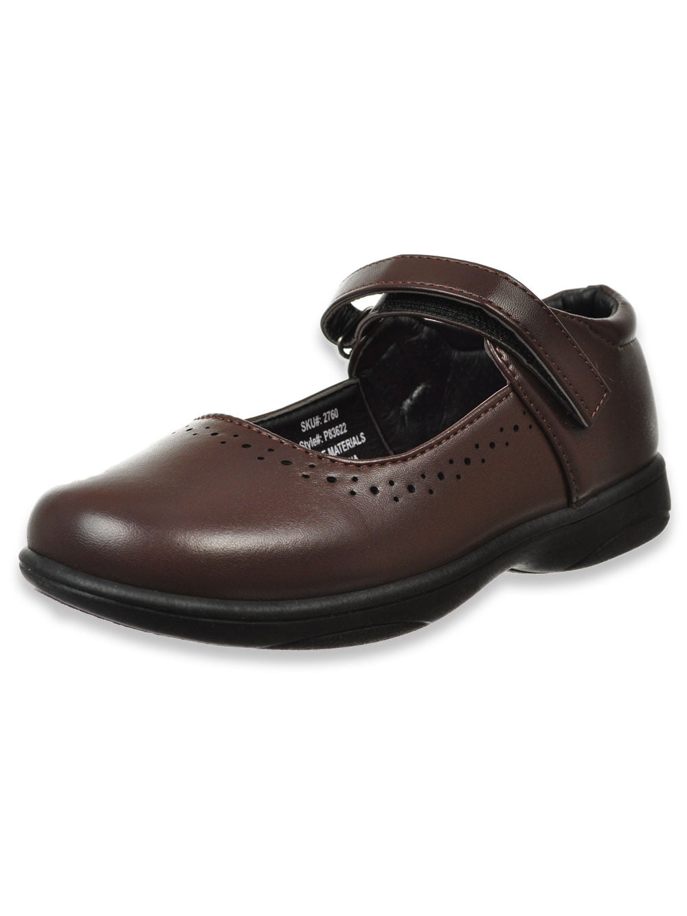 Josmo Josmo Girls' Mary Jane Shoes (Sizes 9 7) brown, 13 youth