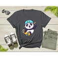 thumbnail image 5 of Skateboarding Happy Panda Skateboard Cute Sporty Animal T-Shirt Panda Skateboarder Lover Gift T Shirt for Men Women Boys Girls Tshirt, 5 of 8