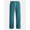 thumbnail image 5 of No Boundaries Soft Fleece Wide Leg Pants, 30” Inseam, 1 or 2-Pack, Women’s XXS-4X, 5 of 5