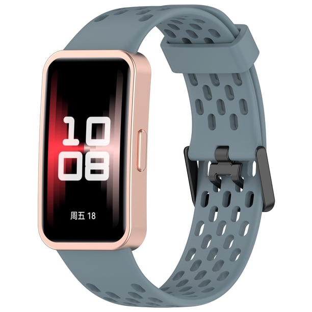 Pulsera de silicona deportiva de color sólido a prueba de sudor con ajuste cómodo y amplia compatibilidad compatible con Smartwatch