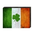 thumbnail image 1 of Designocracy 85099-IR-08 Drapeau de Décoration Murale en Bois Rustique d'Irlande, 1 of 1