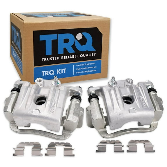 TRQ Rear Brake Caliper Set Compatible with 2014-2018 Kia Sorento