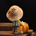 thumbnail image 4 of Kjfeif Vintage Distressed Wooden Halloween Character Tabletop Decor, Rustic Pumpkin Shelf Sitter Block Ornament for Tiered Tray Mantel Desk, Farmhouse Fall Party Decor, Retro Spooky Display, 4 of 5