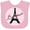AD-Pink, variant on Inktastic Bonjour Girls Baby Bib