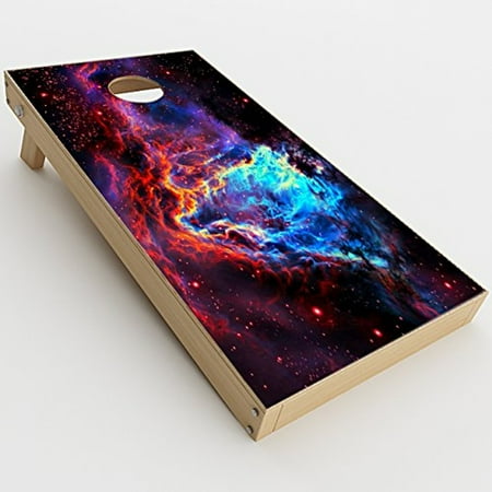 Skin Decals Vinyl Wrap For Board Bag Toss 2xpcs Cosmic Color Galaxy Universe