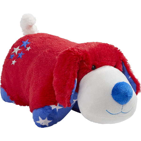 Large Patriot Dog  Stuffed Animal Authentic Kids Bed Pillow Pet 18" Boys & Girls 
