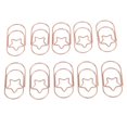 thumbnail image 1 of 40 Pack Star Paper Clips in Bright Colors, Rustproof Coating, Portable and Lightweight, for Office and Home, Rose Gold, 1 of 3
