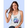 thumbnail image 2 of NASA Nasa Purple Explore Badge Racerback Tank Women -NASA Designs, Female XX-Large, 2 of 4